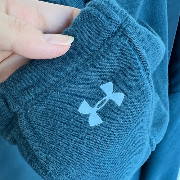 Under Armour High/Low Hoodie in Teal - Picture 6 of 6